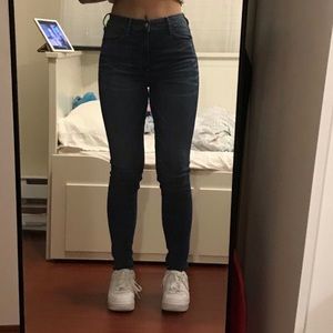 American Eagle Blue Skinny Jeans